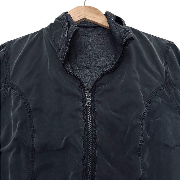 Lululemon Inner Peace Reversible Athletic Jacket Size 6 Gray - Picture 9 of 13